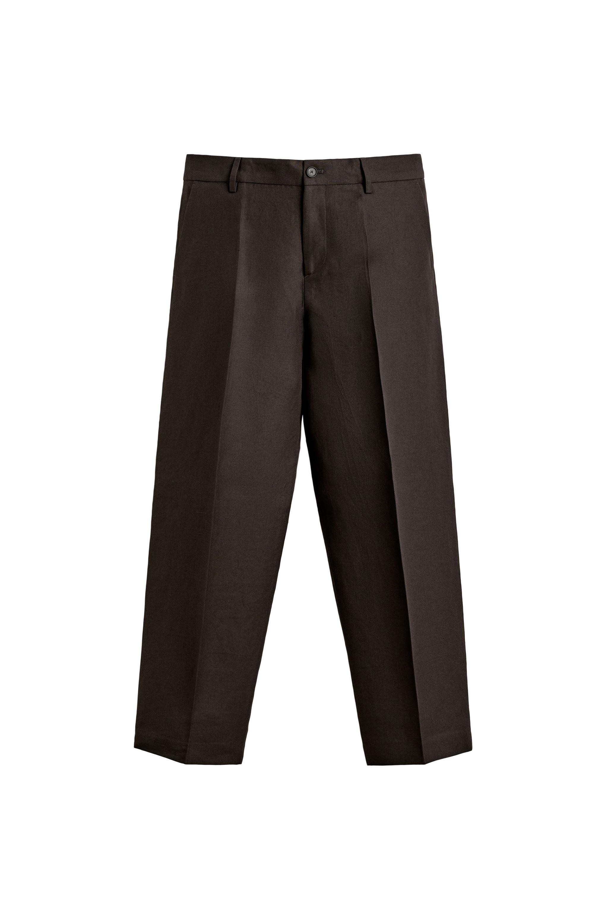 PANTALON DE COSTUME 100% LIN